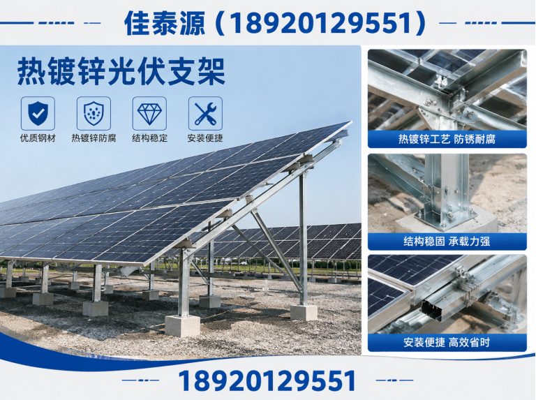 河东区天津光伏支架厂家展示图